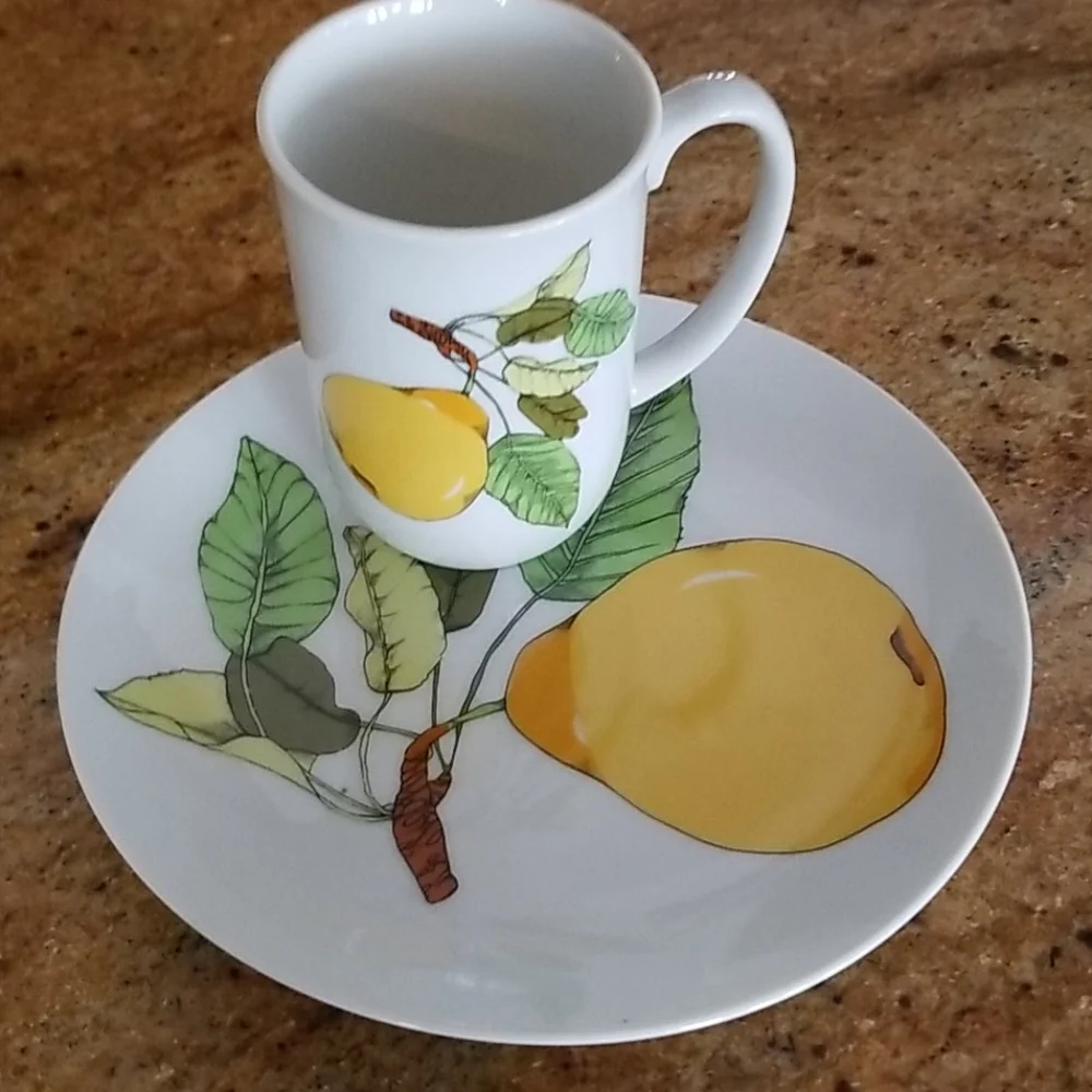 VTG Eden fine China Toscany Japan Fruit 8-pc set